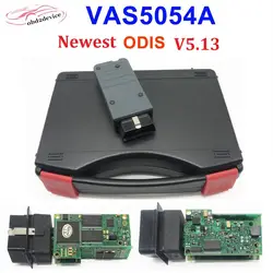 V4.4.10 Новый VAS 5054 ODIS 4.4.10 полный OKI чип bluetooth-сканер для V-W автомобиля диагностический инструмент VAS5054 с Keygen для au-ди