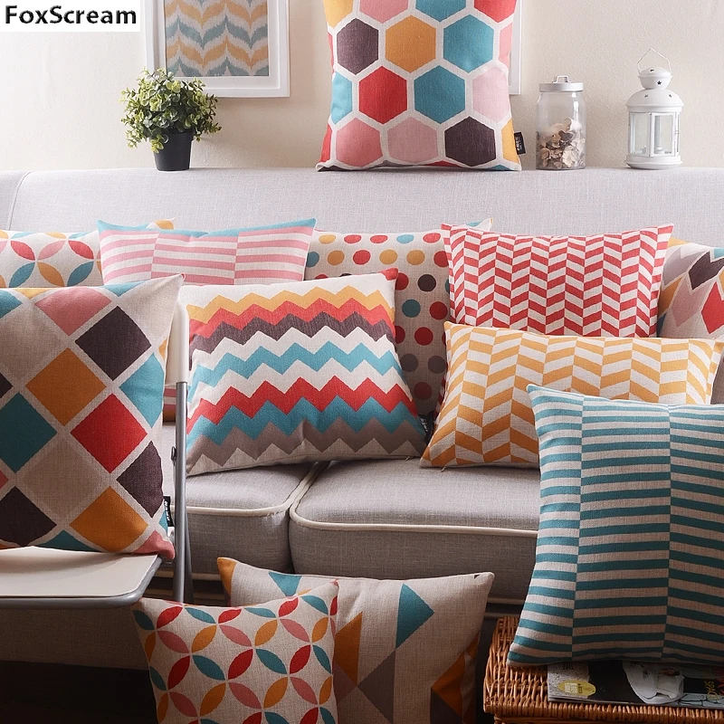 Scandinavian Style Pillow Covers Decorative Pillows Cases Geometric Cushion Cover Home Decor