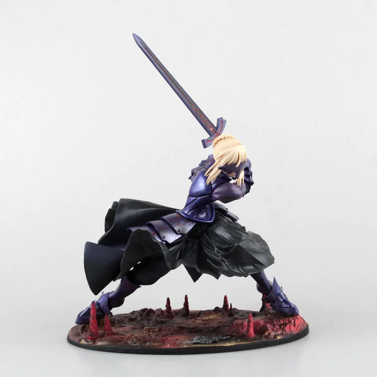 

Fate Stay Night Zero Saber Alter Vodigan Ver. 18CM Mask Hammer Sword Toys Cartoon PVC Action Figure C100