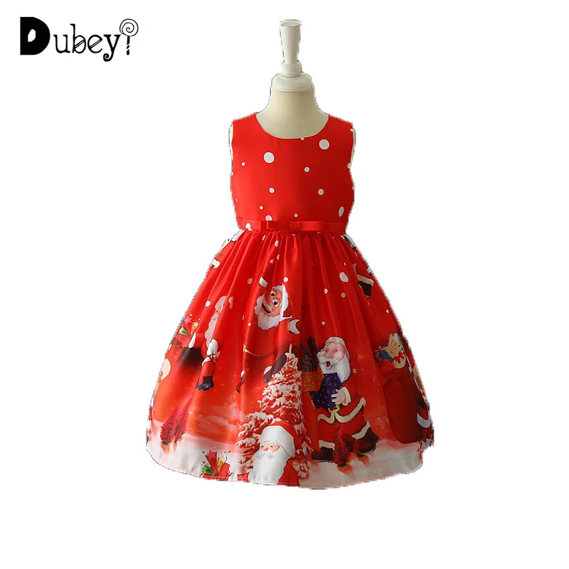 

Girls Christmas Thanksgiving Dress New Year Evening Wear Baby Girl Grinch Christmas Costumes Children Christmas Party Dress