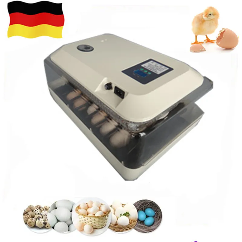 

24 eggs mini chicken hatchers home use brooder machine small poultry incubator multifunctional hatching tool