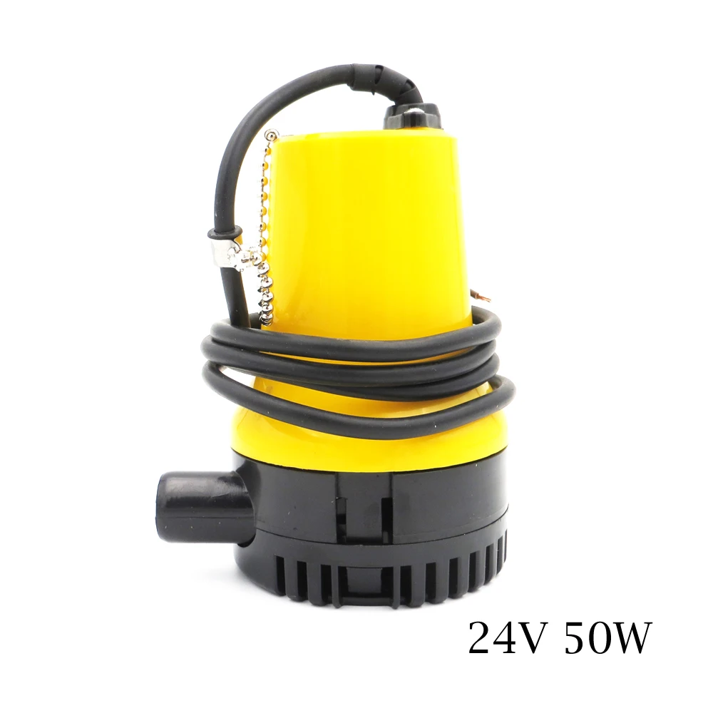 1100 GPH 12V Marine Bilge Pump – Submersible Water Pump For Boats, Bait Tanks, Ponds