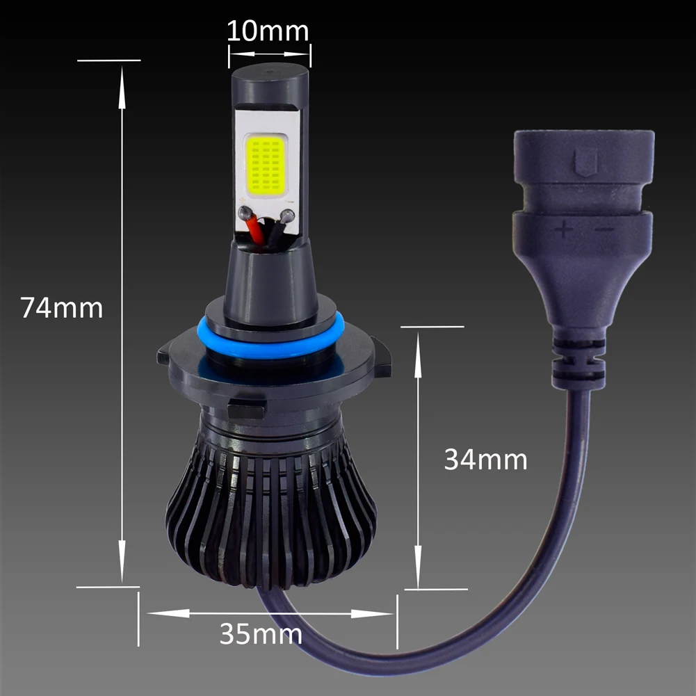 COB светодиодный 12V стробоскоп Противотуманные фары для мотоцикла автомобиля