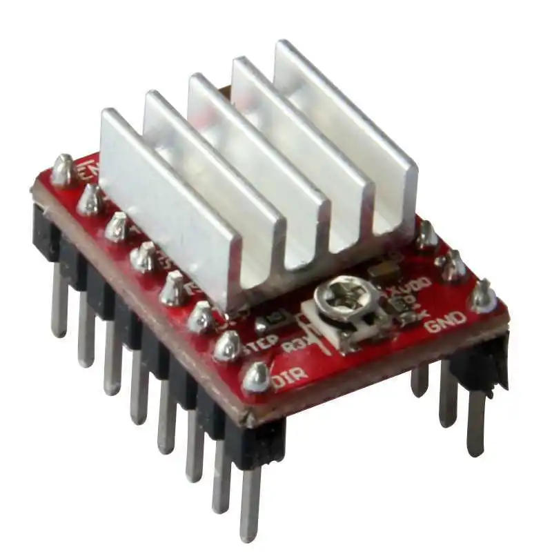 Geeetech 4 x припаянный stepstick A4988 щит драйвер двигателя pololu с радиатором для 3D принтера