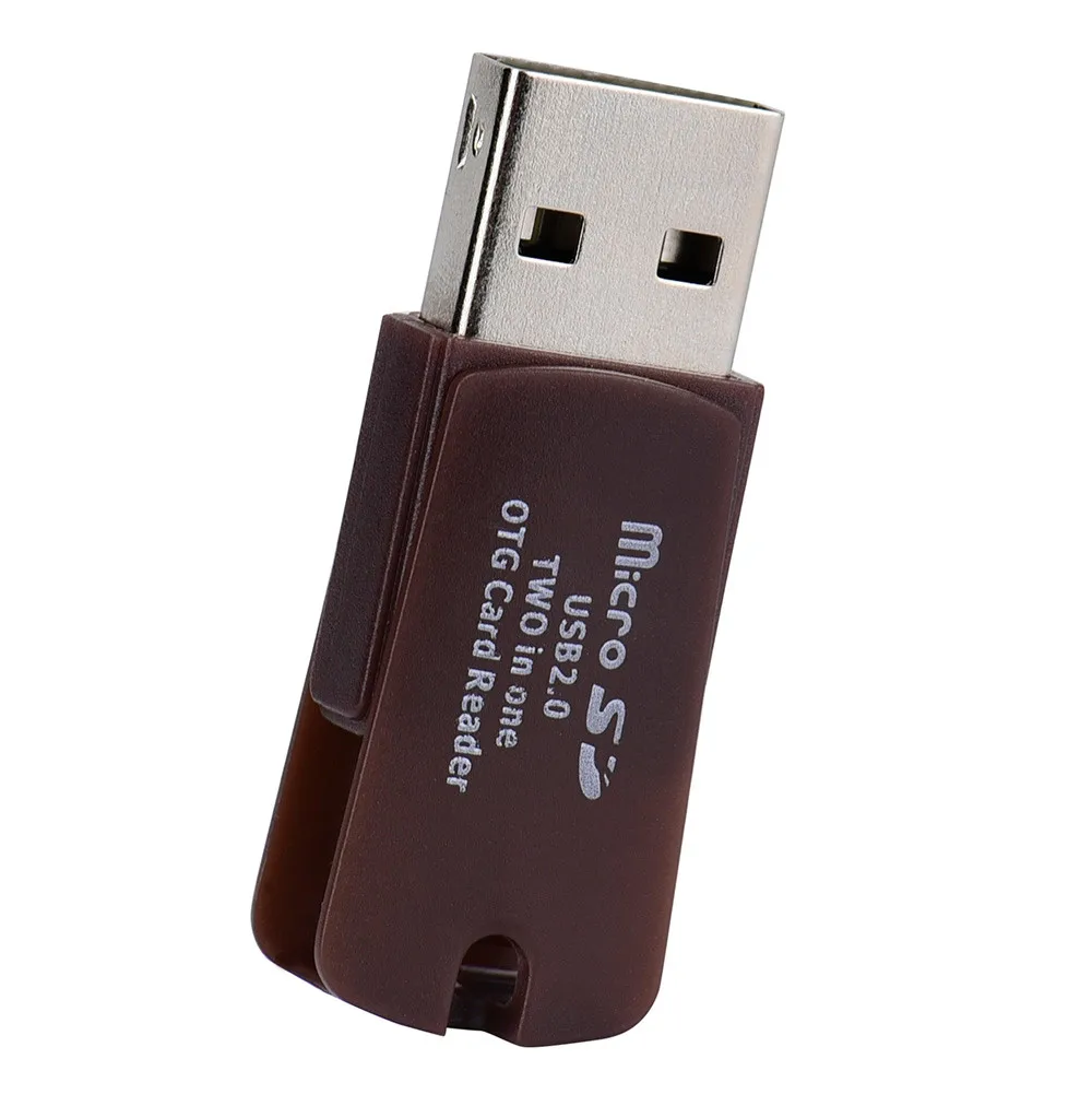 Высокая Скорость Мини OTG USB 2.0 Micro SD TF T-Flash чтения карт памяти адаптера Au24 челнока