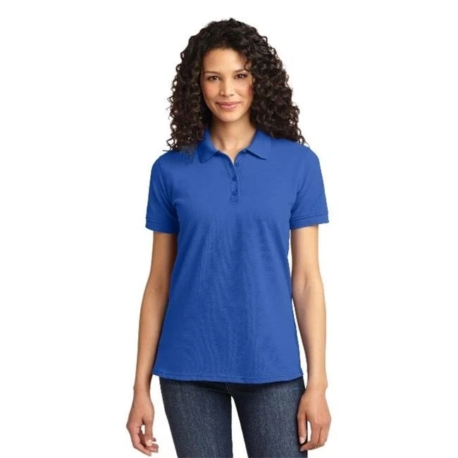 Port & Company LKP155 Ladies Core Blend Pique Polo T-Shirt Royal - 4XL