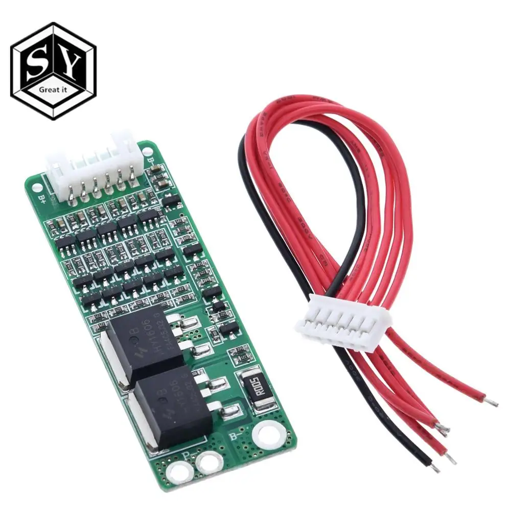 

1PCS Great IT 5S 15A Li-ion Lithium Battery BMS 18650 Charger Protection Board 18V 21V Cell Protection Circuit