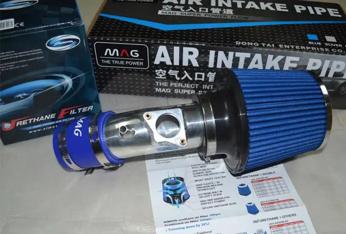 Воздухозаборники Комплект труб+ воздушный фильтр для Mazda M3 1,6 2,0 M6 2,0 2,5 M5 M8 CX-7, пожалуйста, свяжитесь со мной для других моделей автомобилей - Цвет: with simota filter