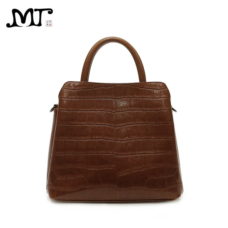 

MJ Women Handbag Fashion Crocodile Leather Tote Bag Female Alligator Shoulder Handbag Ladies Large Bags Crossbody Bag for Women