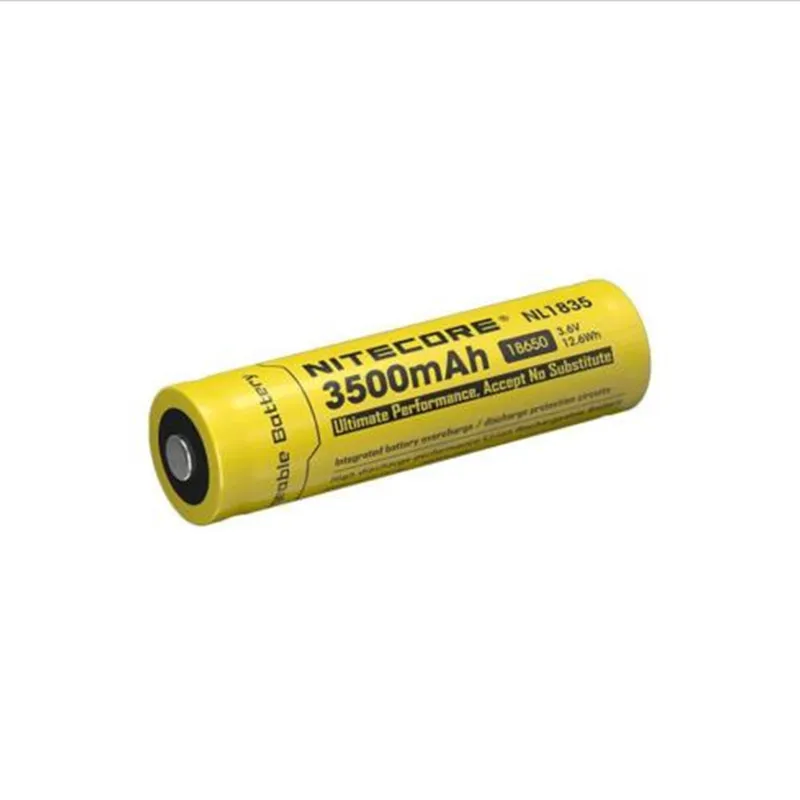 Nitecore NL1835 18650 3500 мАч (новая версия NL1834) 3 7 В 12 6 Вт · ч аккумуляторная литиевая
