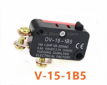 

V-15-1B5 15A 250VAC Roller Lever Arm SPDT NO/NC Momentary Micro Switches Pulley