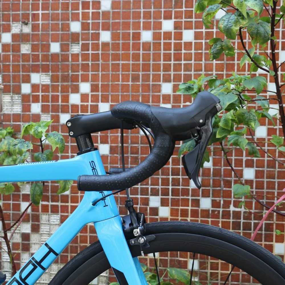 Excellent SERAPH superlight bule complete bike SHIMAO 8000 groupset with 22 speed 700*25C tire complete carbon road  bicycle FM686 3