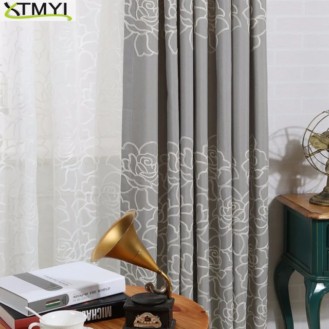 Special Price Modern Embroidery Curtain Cotton Floral Curtains Cortinas For Living Room Bedroom Special Price Modern Embroidery Curtain Cotton Floral Curtains Cortinas For Living Room Bedroom
