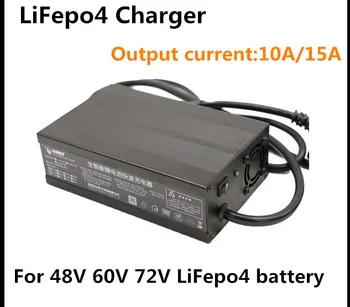 

10A 15A quick charger for 48V 60V 72V Lifepo4 battery pack with protections output 58.8V 72.8V 84V+Free shipping