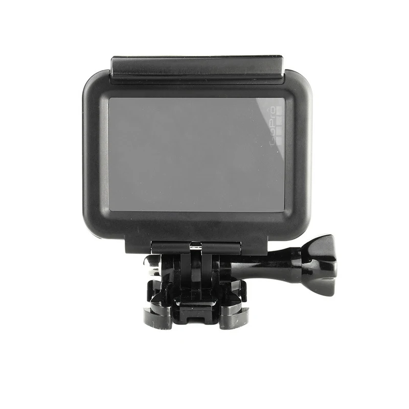 Standard Frame Protective Housing Case + Silicone Lens Cover Set For Gopro Hero 5 6 7 Whitesilver Hero 2018 Camera Accessories   (11)