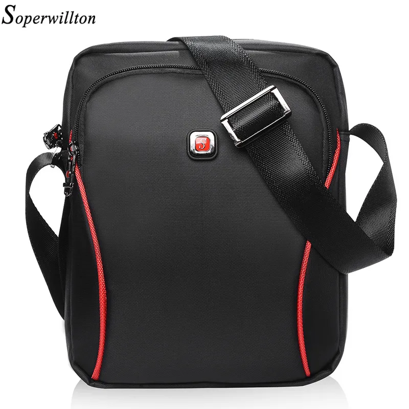

Soperwillton Men's Bag Shoulder Bag Factory Price Drop Shipping Casual Business Work Large Capacity Shoulder Bag Male 1061