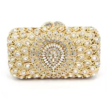 Новинка; Роскошная обувь с украшением в виде кристаллов Для женщин Сова женская сумка-клатч вечерняя сумка на цепочке через плечо для девочек вечерние цвета: золотистый, серебристый черные вечерние сумочки 88620-A