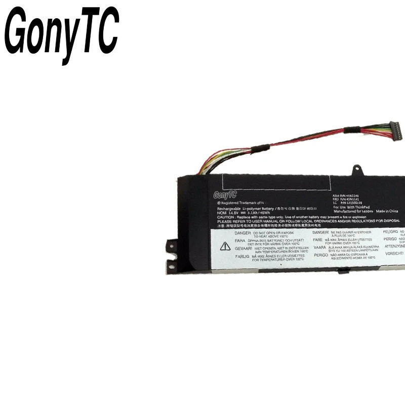 GONYTC 45N1140 ноутбук Батарея для lenovo для ThinkPad S431 S440 V4400u S3 S5 45N1138 45N1139 45N1141 121500158