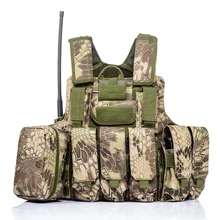 10 цветов Камуфляж для охоты военный тактический жилет амфибия боевой мягкая пневматическая пушка Открытый Альпинизм Пешие прогулки тренировочная безрукавка