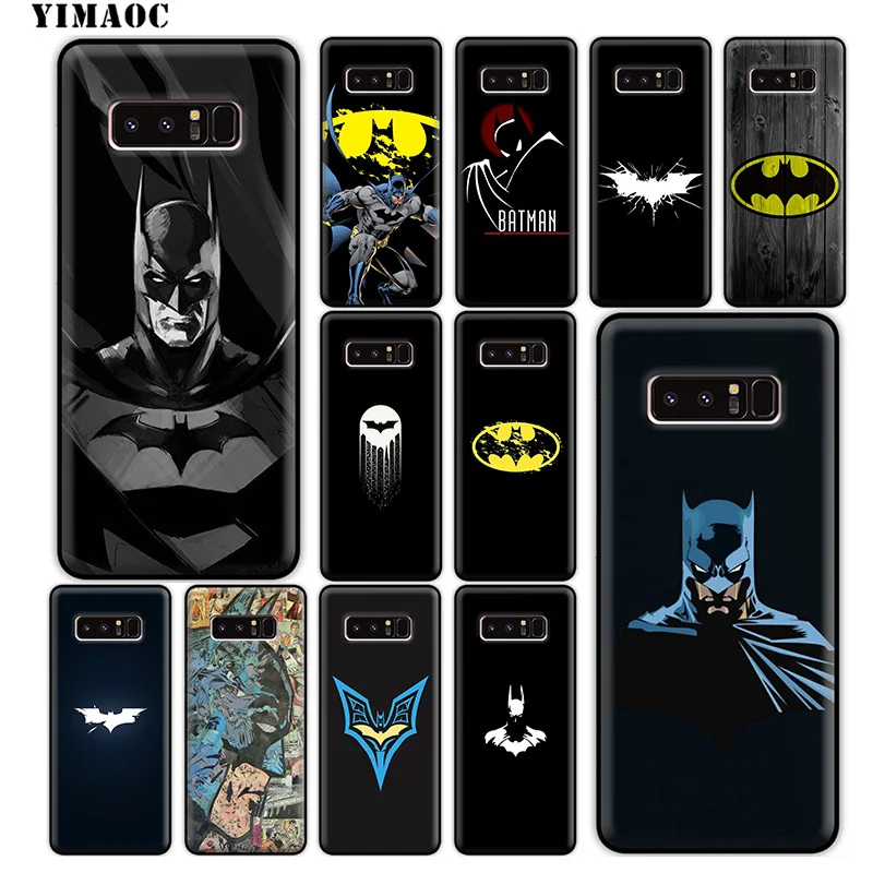YIMAOC Batman Dark Knight Logo Soft Silicone Case for Samsung Galaxy S10 S10e S9 S8 Plus S7 S6 Edge J6 Cover |