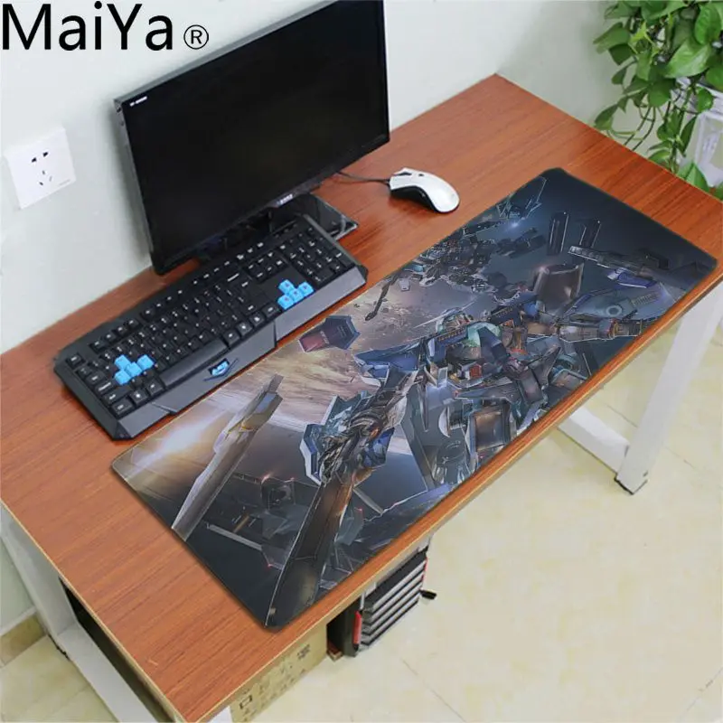 LockEdge 30x80cm MaiYa мальчик подарок Pad Gundam Красивая аниме прочный коврик для мыши резиновый коврик для мыши Pad - Цвет: LockEdge 30x80cm