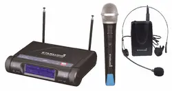 Staraudio smu-2020a + b 2ch Pro UHF Беспроводной двойной ручной и микрофон гарнитуры Системы Mic