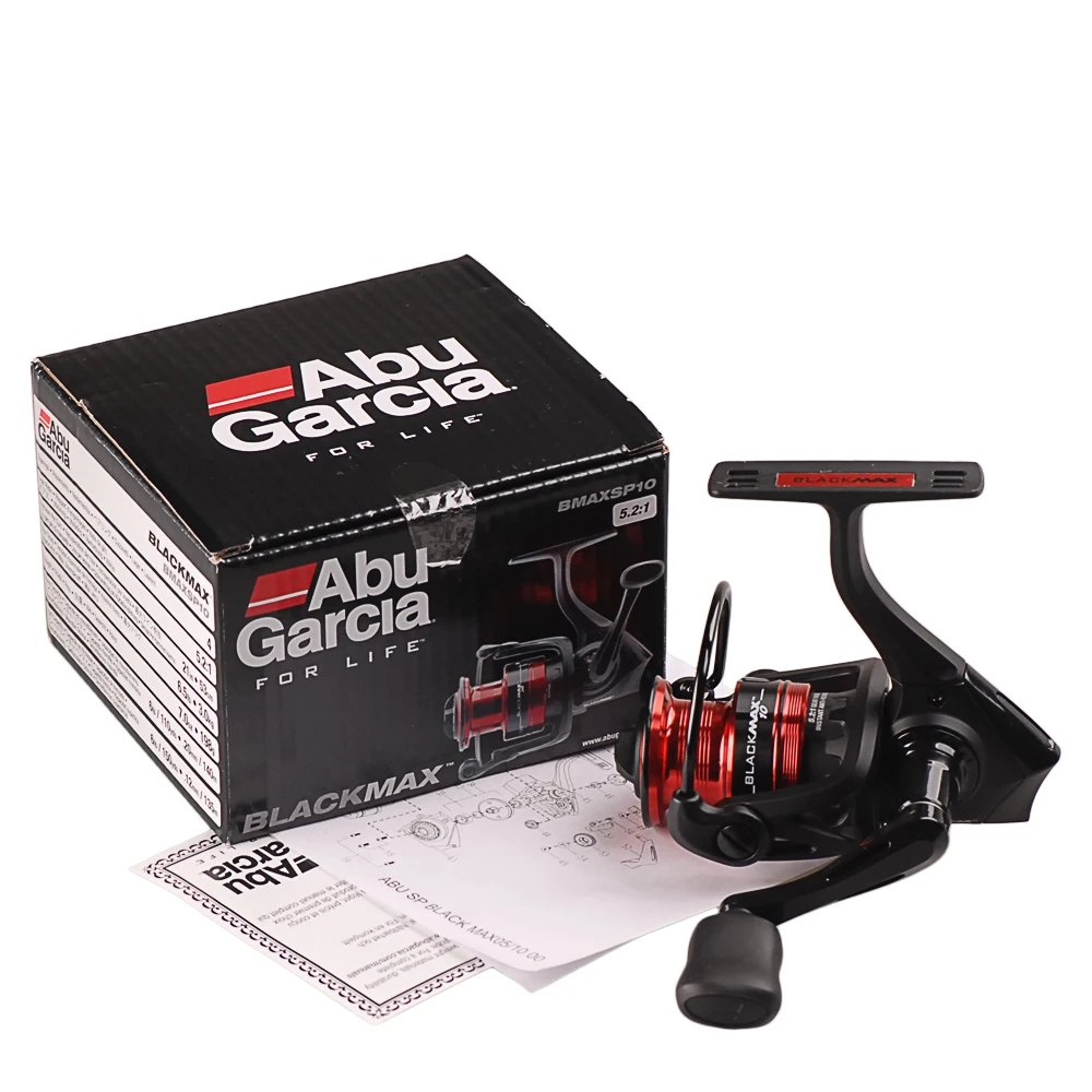 New Original ABU GARCIA BLACK MAX Spinning Fishing Reel BMAXSP5-60 500-6000 3+1BB Graphite Body Saltewater Fishing Reel New Original ABU GARCIA BLACK MAX Spinning Fishing Reel BMAXSP5-60 500-6000 3+1BB Graphite Body Saltewater Fishing Reel