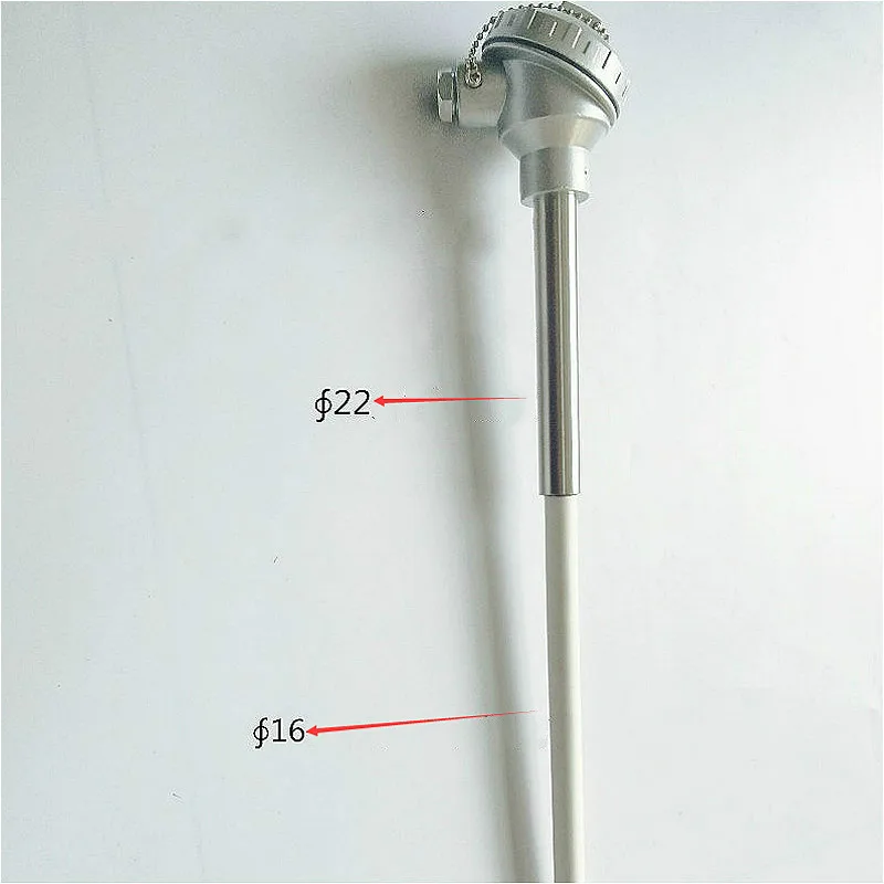 

WRN132 temperature sensor,Ceramic thermocouple temperature probe,K type 0-1300 degrees 150mm stainless steel protection tube