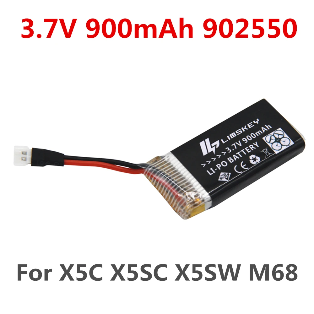 

3.7V 900mAh Battery Syma X5 X5C X5C-1 X5S X5SW X5SC V931 H5C Quadcopter Spare Parts With X5C X5SW Battery