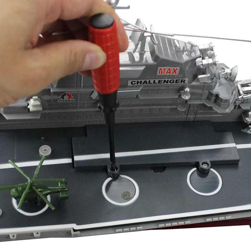 Радиоуправляемая лодка 1:275 4CH Bismarck авиаперевозчик военный корабль с