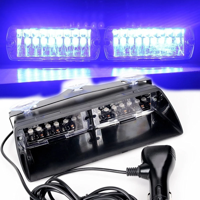 48w Windshield Led Strobe Light Viper Car Flash Signal