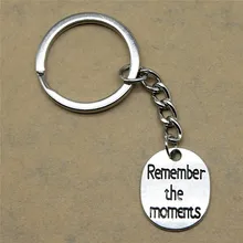 1 шт. брелок автомобиль запоминает моменты свадебные подарки для гостей Прямая поставка ePacket 22x18 мм Кулон античное серебро