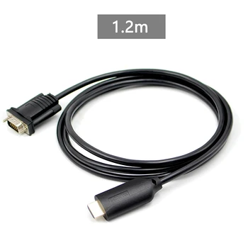 

Wiistar HDMI to VGA Adapter Cable Male to Male Converter Adapter 1080P Digital to Analog Video Audio For PC Laptop 1.2/1.8 M