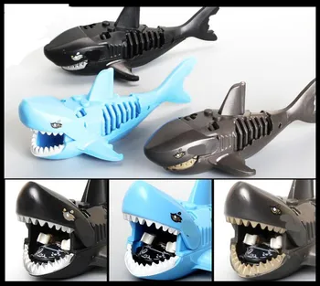 

Compatible Legoings Animals Sharks Tiger Toys Gift Building Blocks Pirates of the Caribbean Ghost Zombie Shark toy for children