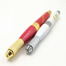 2 шт. популярные Корея крест слово рот Lucky изогнутые татуировки бровей ручка с 20 пакетов иглы