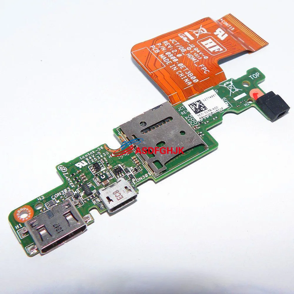 

FOR DELL VENUE 11 Pro 7130 7139 MICRO USB HDMI CHARGING PORT DOCK INTERFACE BOARD 100% TESED OK