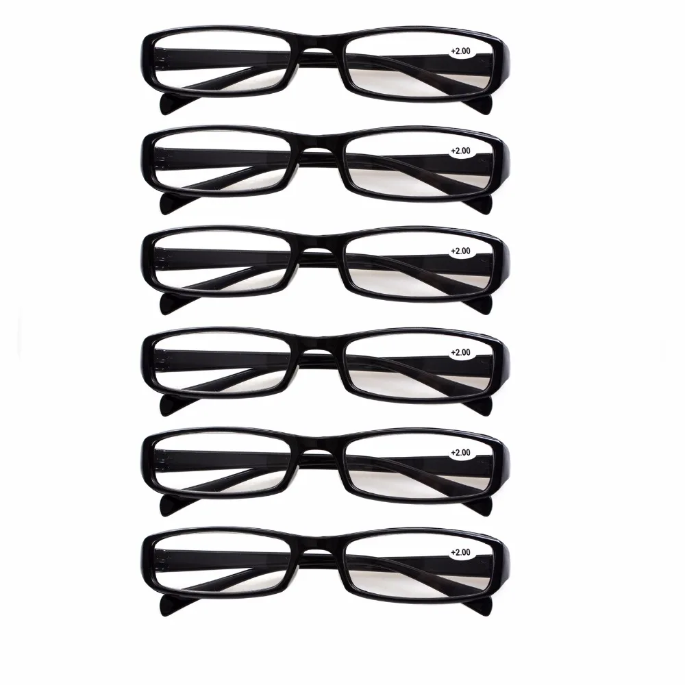 6x Reading Glasses Stylish Fashion Everyday Use Readers Eyeglasses