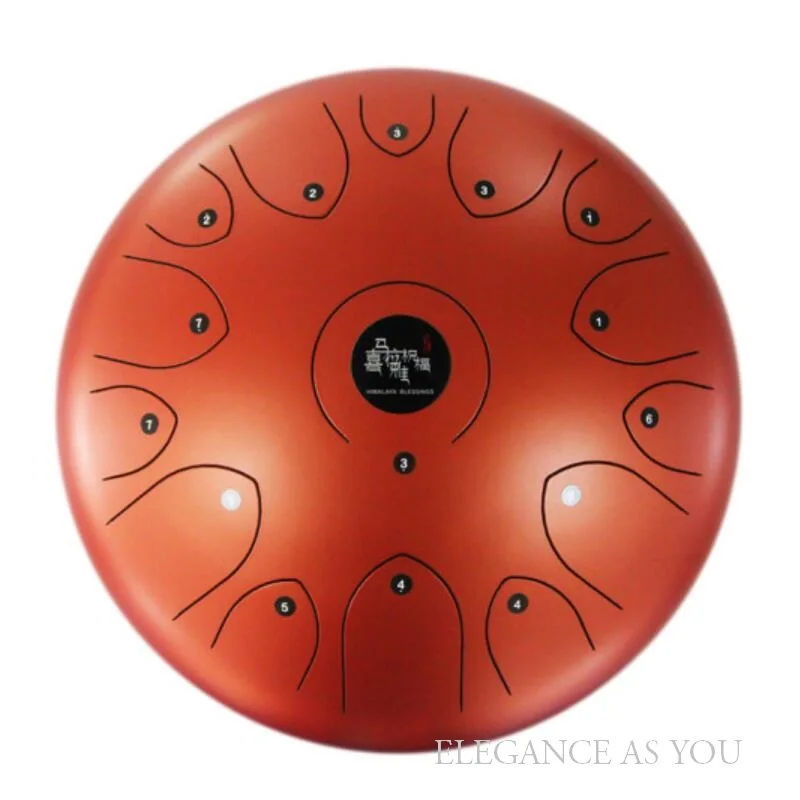 14 дюймовый стальной язык барабан HandPan барабана Металлический Тон C 11 тонов ручной