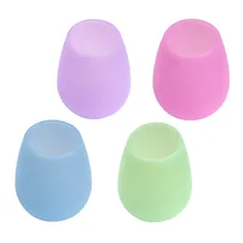 Силикон FDA бокал для красного вина складные пивные кружки для путешествий небьющиеся пикники походные стаканы