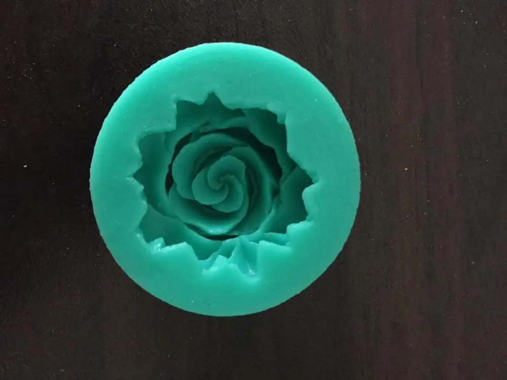 3D цветок цветение розы Форма помадка силиконовая форма для торта, капкейков конфеты Шоколадный Торт Украшение Инструмент выпечки кружева формы