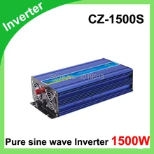 Pure sine wave inverter 1500W 110/220V 12/24VDC, CE certificate, PV Solar Inverter, Power inverter, Car Inverter Converter