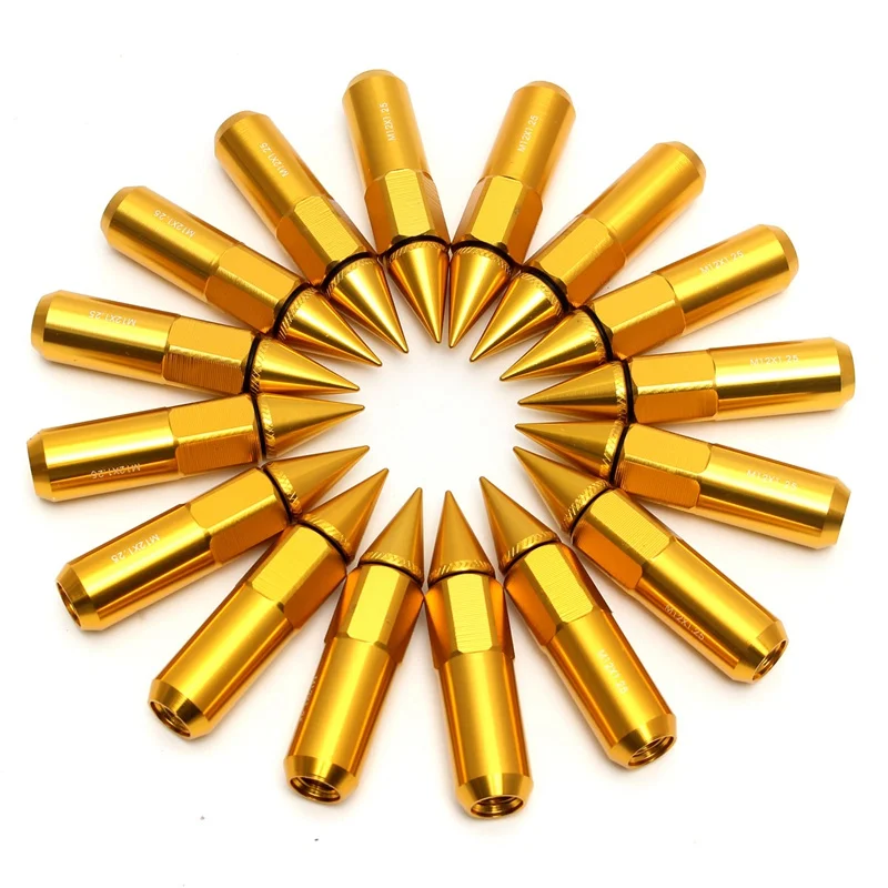 Aliexpress.com : Buy 16 Aluminum Spike Tuner Extended Lug Nuts for