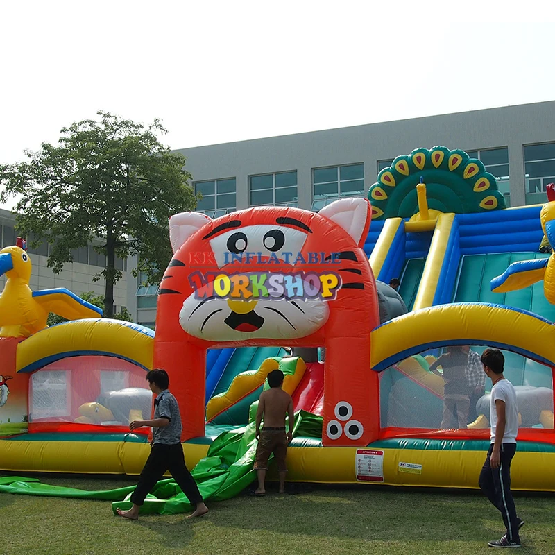 

Children's Cartoon Style Park giant inflatable amusement park