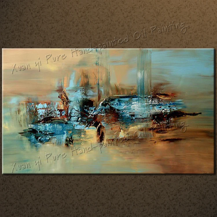 

HUGE 100% Handmade Abstract Oil Painting Large Wall Art On Canvas High Quality