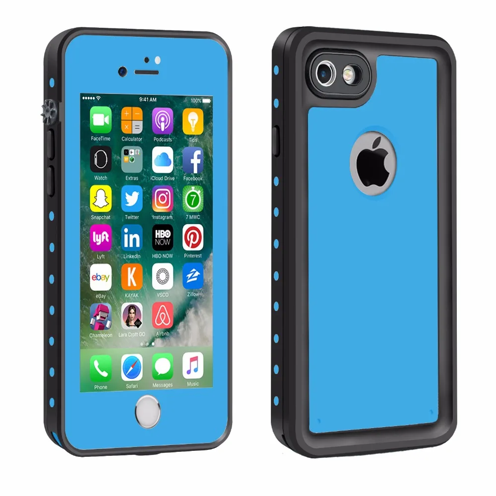 Redpepper 100Sealed For iPhone 8 Waterproof Mobile Phone Case for