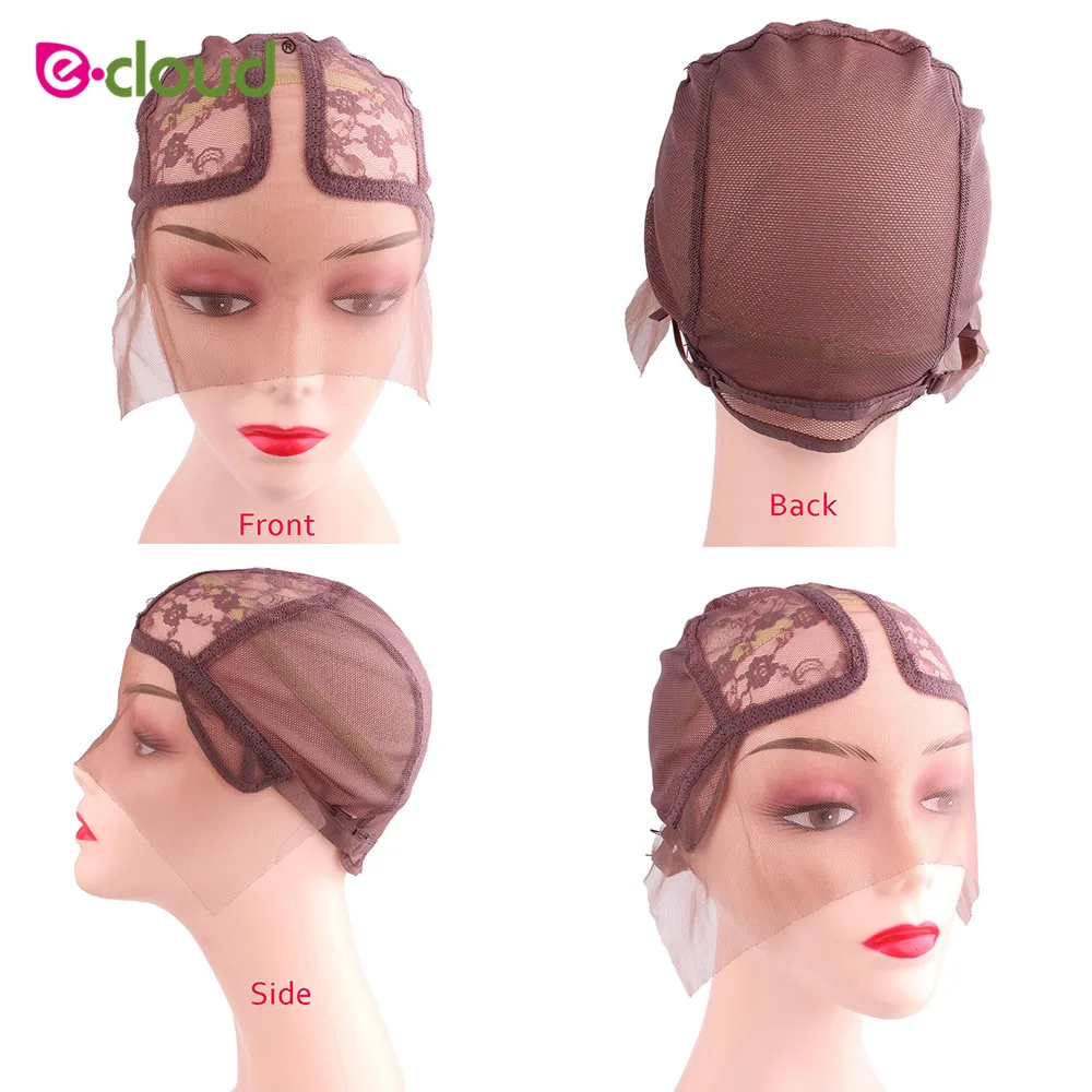 5-30pcs/bag Full Lace Wig Caps For Making Wigs And Hair Weaving Stretch Adjustable Wig Cap Hot Black Cap For Wig Hair Net