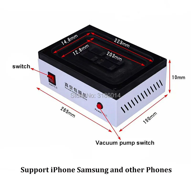 Мобильный телефон вакуум машина для изготовления конвертов для телефона задняя крышка конверт iPhone samsung Все модели смартфонов