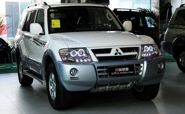 Автомобильный Стайлинг, Головной фонарь, чехол для Mitsubishi Pajero V73, фары, светодиодный фонарь, DRL Объектив, двойной луч, би-ксенон, автомобильные аксессуары