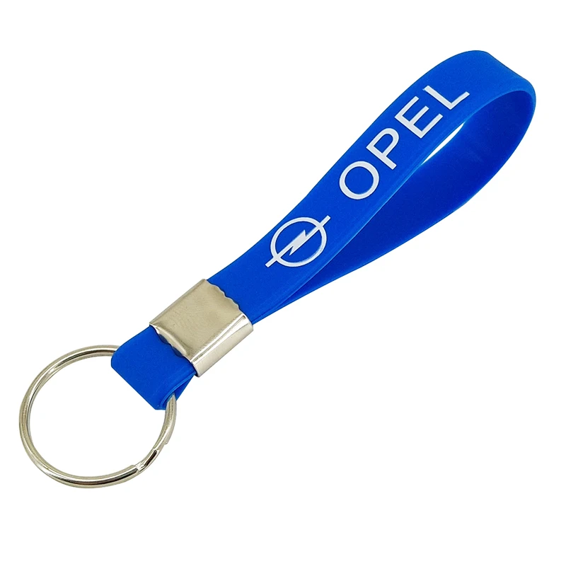 1 шт. светящаяся силиконовая эмблема значок автомобильный брелок для ключей для Opel Astra H G Corsa Insignia Antara Meriva Zafira Автомобильный Стайлинг