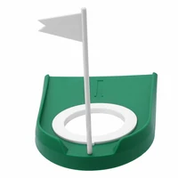 Абсолютно новый высококачественный пластиковый коврик Golf Green для тренировок Cup подкладка для гольфа с отверстиями для тренировок ABS пластик